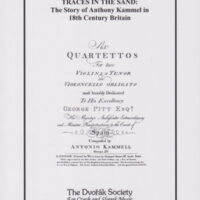 Traces in the Sand: The Story of Anthony Kammel in 18th Century Britain
