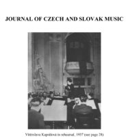 Journal of Czech and Slovak Music: Volume 27 - 2018