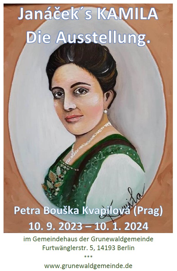 Portrait of Kamila Stosslova by Petra Bouska Kvapilova